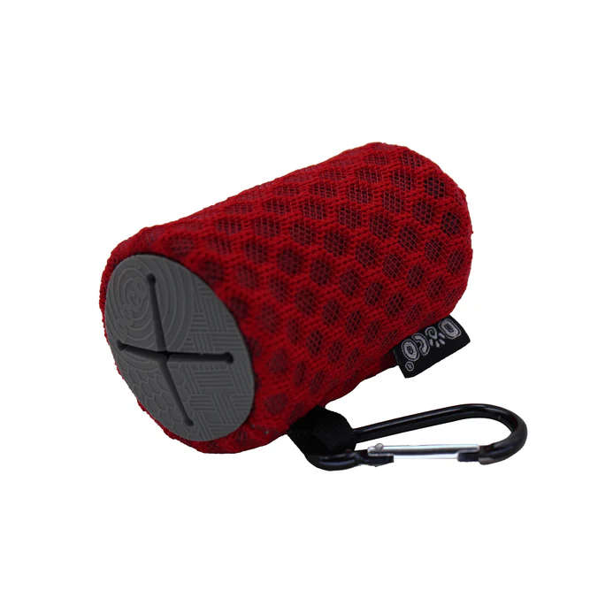 Dog Poop Bag Dispenser  Maroon | Doco | Sophisticated & Practical Waste Bag Holder