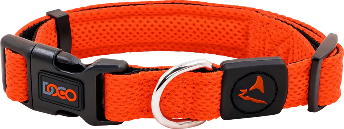 Doco Puffy Air Dog Collar - L - Orange