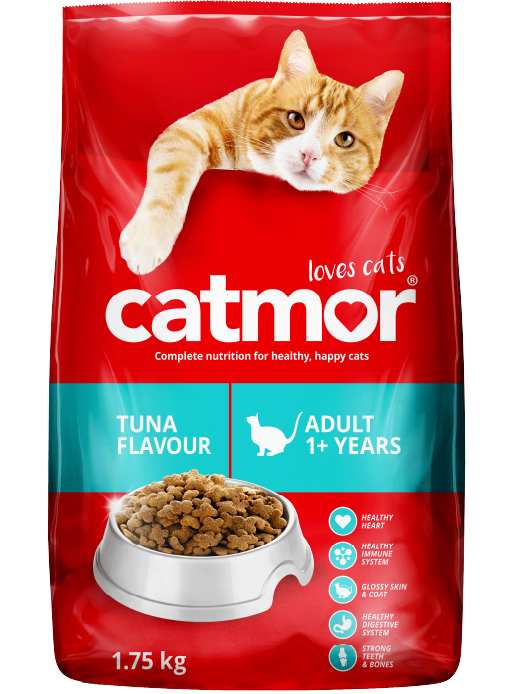 Catmor Cat Food  Tuna Flavour  1.75KG | Protein-Rich Dry Cat Food for Adult Cats