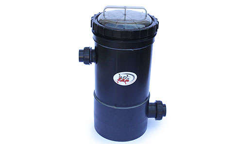 UltraZap Pond 63mm Vacuum Pressure Inline Leaf Trap For Ponds - 250mm Diameter