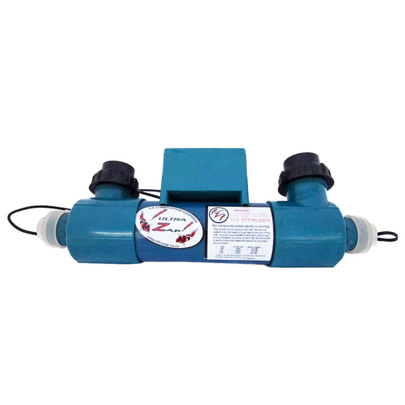 UltraZap UV Pond Sterilizer - 8 Watt - 6000L Capacity - UV Light