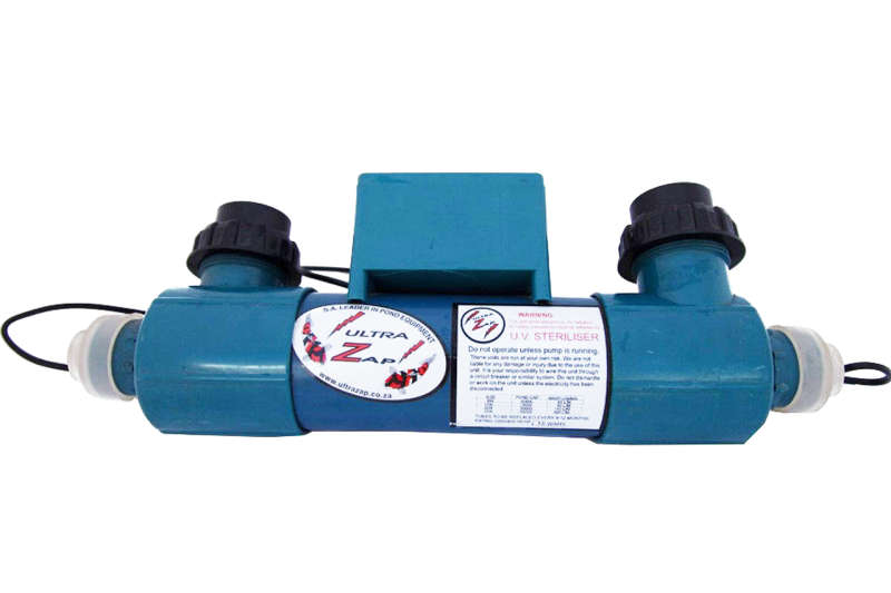 UltraZap UV Pond Sterilizer - 15 Watt - 12000L Capacity - UV Light