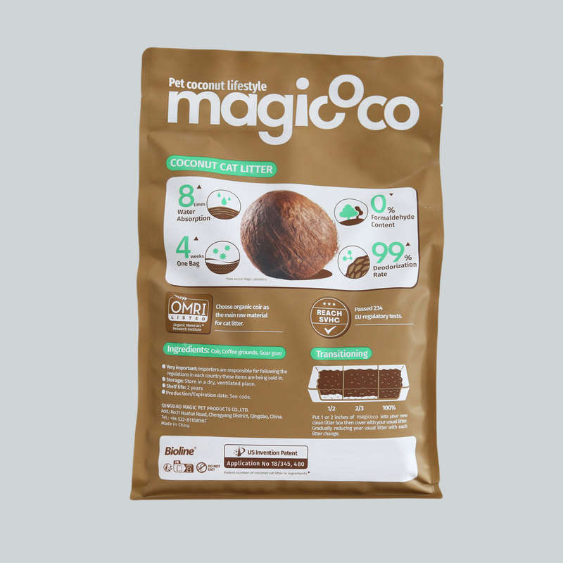 Magicoco Coconut Cat Litter  2.3KG | Magicoco | Eco-Friendly, Plant-Based Clumping Litter with...