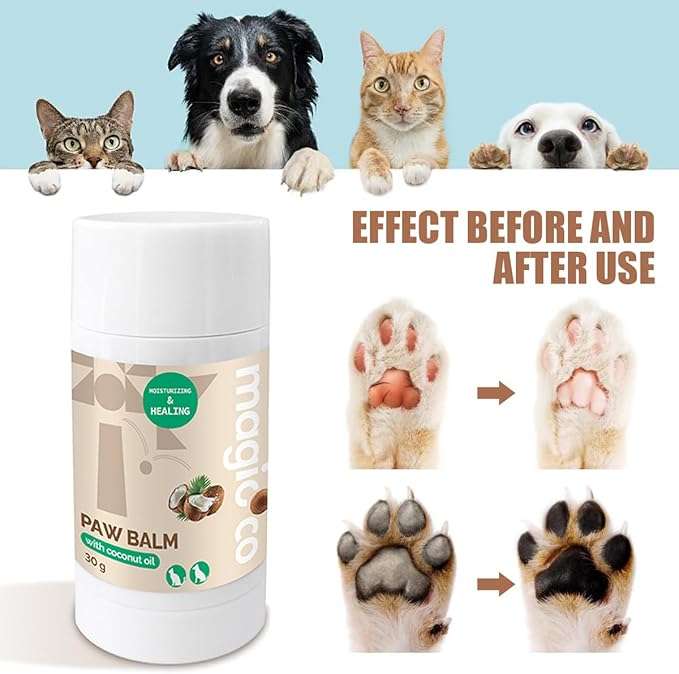Magicoco Dog/Cat Paw Balm  30G | Magicoco | Coconut Oil-Enriched Paw & Nose Balm | Soothing, M...