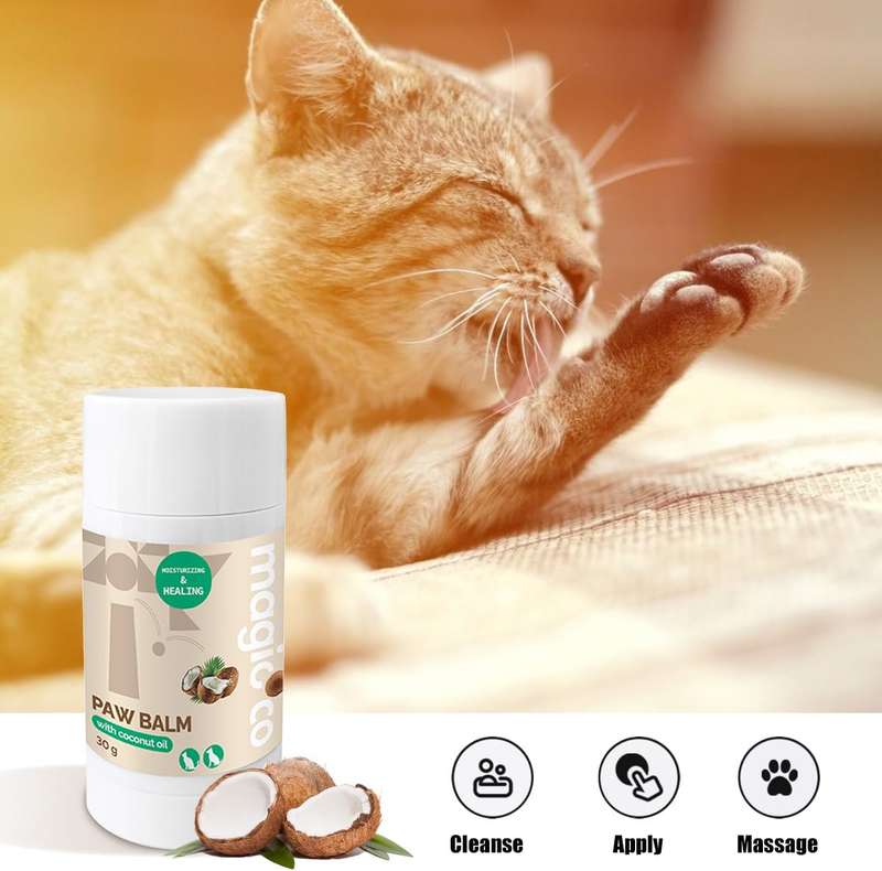 Magicoco Dog/Cat Paw Balm  30G | Magicoco | Coconut Oil-Enriched Paw & Nose Balm | Soothing, M...