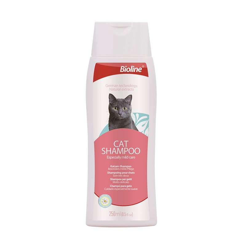 Bioline Gentle Cat Shampoo  250ML | Bioline | pH-Balanced, Mild Cleanser for Cats | Maintains ...