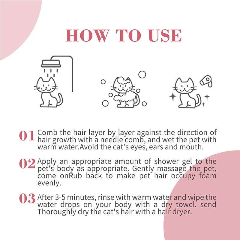 Bioline Gentle Cat Shampoo  250ML | Bioline | pH-Balanced, Mild Cleanser for Cats | Maintains ...