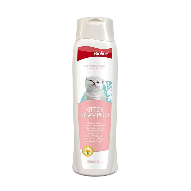Bioline Gentle Kitten Shampoo  200ML | Bioline | Vitamin-Enriched, Mild Formula for Sensitive ...
