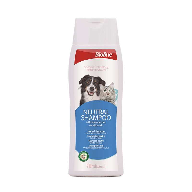 Bioline Neutral Fragrance-Free Dog & Cat Shampoo  250ML | Bioline | Gentle, Unscented Formula ...