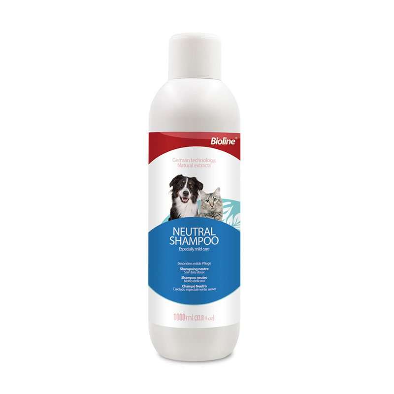 Bioline Neutral Fragrance-Free Dog & Cat Shampoo  1L | Bioline | Mild, Unscented Shampoo with ...