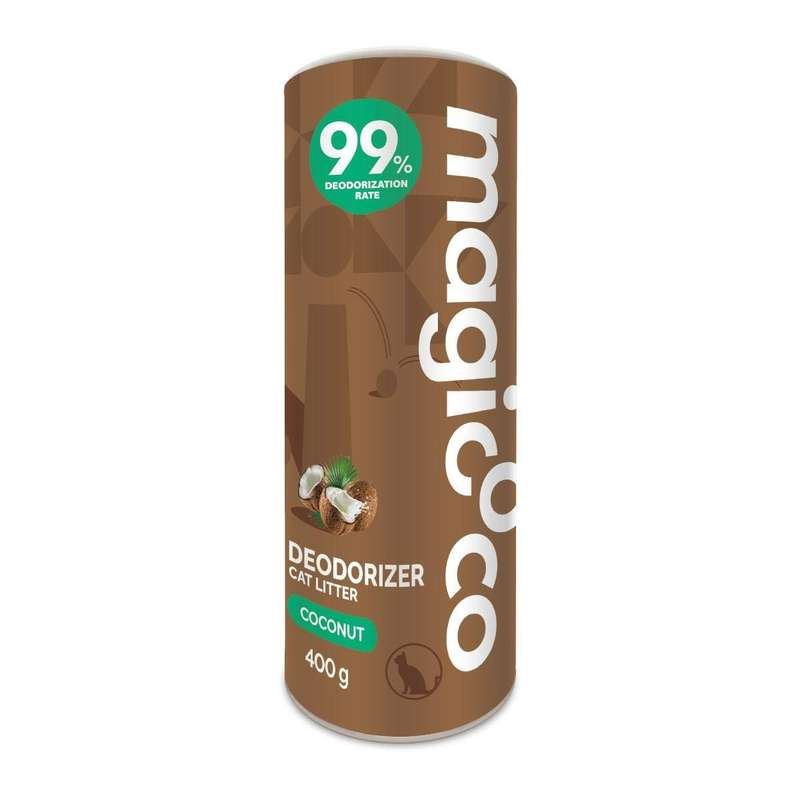Magicoco Natural Litter Deodorizer  400G | Magicoco | Unscented Coir & Coffee Odor Neutralizer...