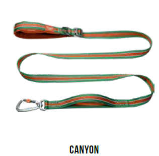 Doco Vertex Double Handle Dog Leash  Medium  Canyon | Doco | Comfortable, Adjustable Leash ...