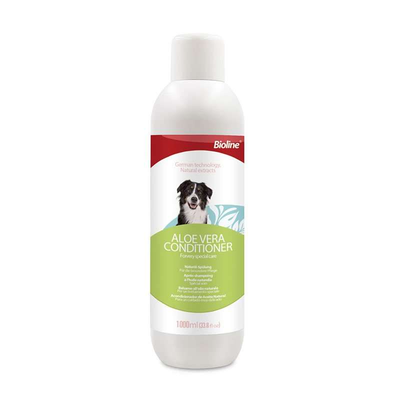 Bioline Aloe Vera Dog Conditioner  1L | Bioline | Large Size Nourishing Conditioner with Aloe ...