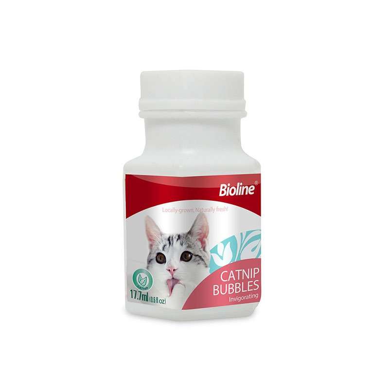 Bioline Catnip Bubbles  17G | Bioline | Interactive Play with Irresistible Catnip Scent | Fun ...
