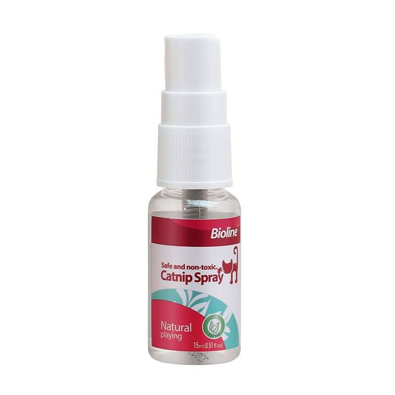 Bioline Natural Catnip Spray  15ML | Bioline | Promotes Healthy Play & Exercise | Easy-Use Fel...