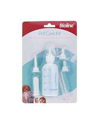 Bioline Newborn Puppy & Kitten Feeding Kit  60ML | Bioline | Bottle with 5 Nipples & Brush | H...