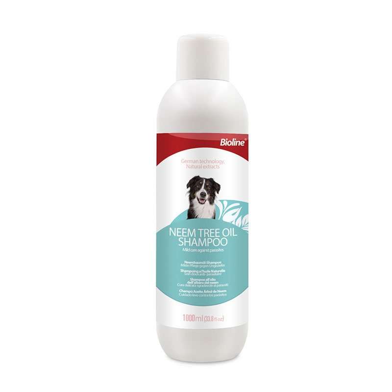 Bioline Neem Tree Oil Dog Shampoo  1L | Bioline | Large Size Neem Oil Shampoo for Parasite Def...