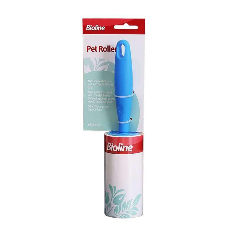 Bioline Pet Hair Roller  60 Sticky Sheets | Bioline | Removes Pet Fur, Lint & Dust from Clothe...