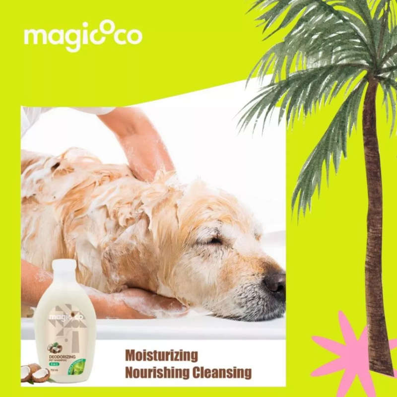 Magicoco Deodorizing Dog/Cat Shampoo  230ML | Magicoco | pH-Balanced Formula with Coconut Oil,...