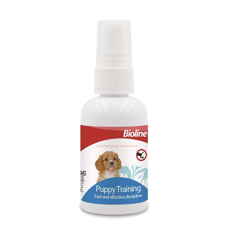 Bioline Puppy Training Spray  50ML | Bioline | Unique Scent Housebreaking Aid for Indoor & Out...