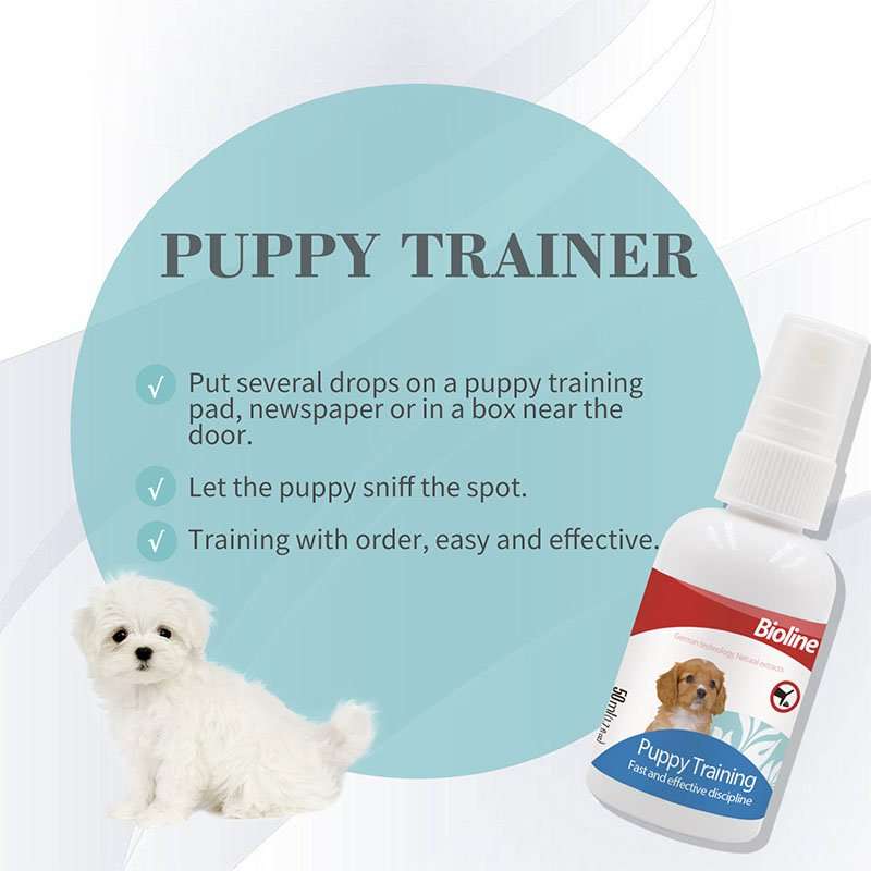 Bioline Puppy Training Spray  50ML | Bioline | Unique Scent Housebreaking Aid for Indoor & Out...