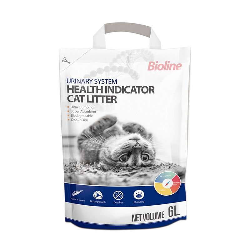 Bioline Urine Alert Cat Litter  6L/2.5KG | Bioline | Color-Changing Ultra-Clumping Formula wit...