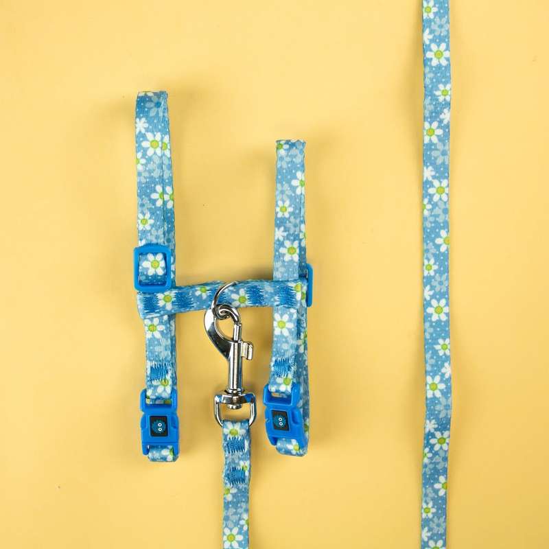 Cat Harness & Leash  Daisy | Doco | Floral Adjustable Cat Harness & Leash Set