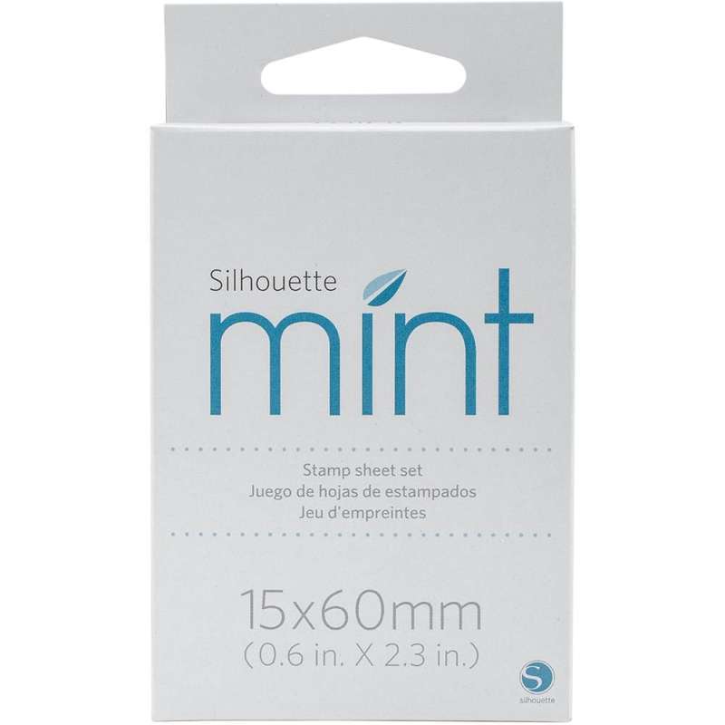 Silhouette Mint Stamp Sheets 15x60mm 2-Pkg