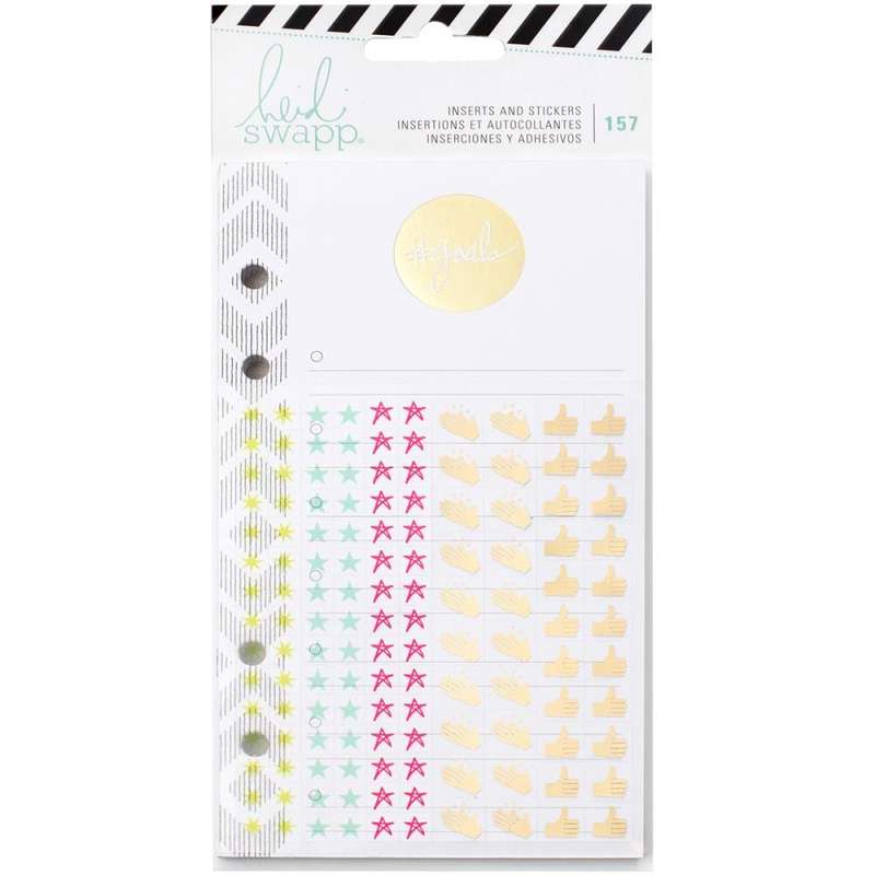 Goals Heidi Swapp Memory Planner Inserts With Stickers