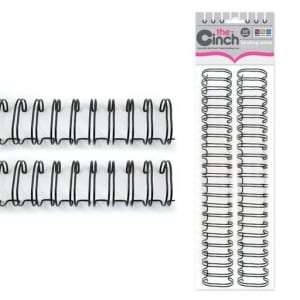 Cinch Wires 1.9cm 2Pkg Black