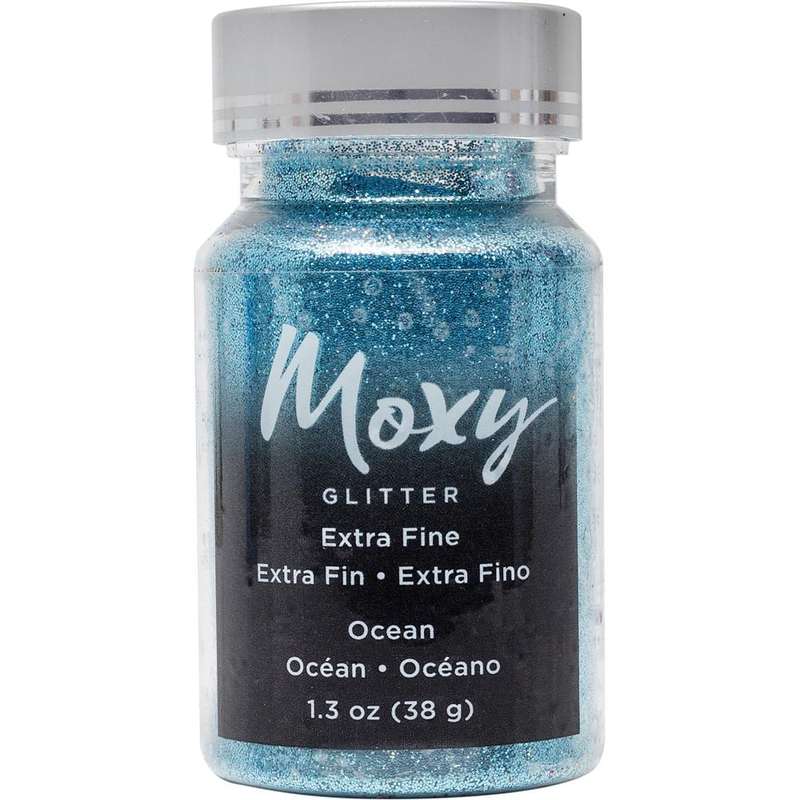 Moxy Extra Fine Glitter 1.5oz Ocean
