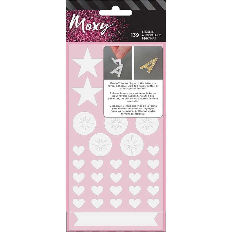 Moxy Double-Sided Foam Stickers