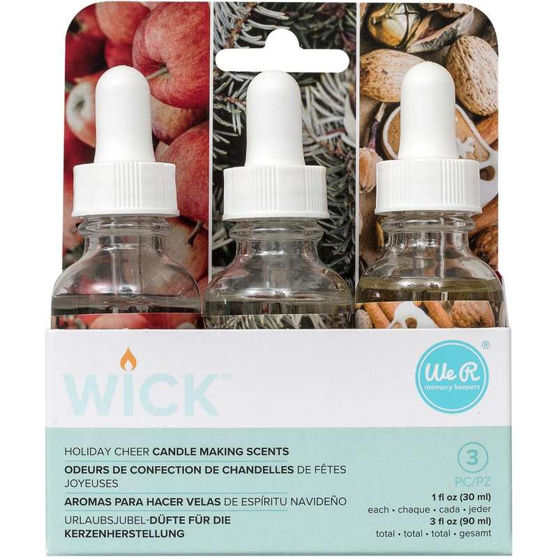 We R Wick Candle Scent 30ml 3/Pkg Holiday Cheer