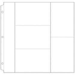We R Ring Photo Sleeves 12"X12" 10/Pkg (3) 4"X6" & (2) 6"X4" Pockets