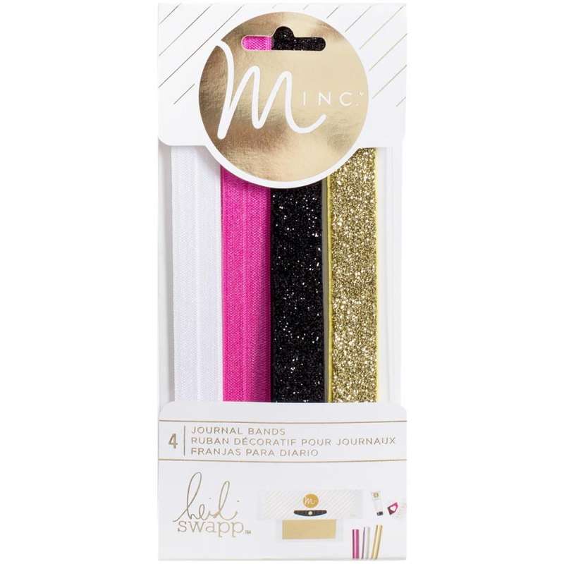Heidi Swapp Minc Journal Bands 7"X.5" 4/Pkg