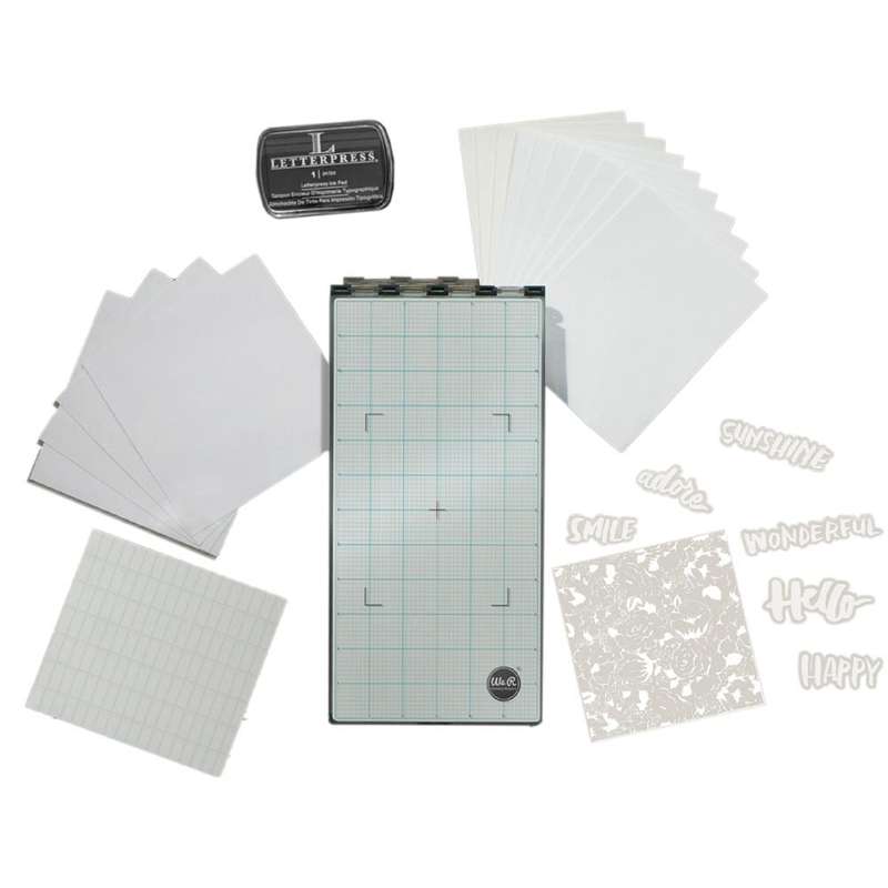 We R Memory Keepers Letterpress Starter Kit
