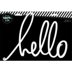 Heidi Swapp Neon Glow Wall Word Hello