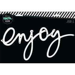 Heidi Swapp Neon Glow Wall Word Enjoy
