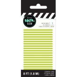 Heidi Swapp Neon Glow Wire 8' Lemon Lime