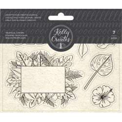 Kelly Creates Acrylic Traceable Stamps Tropical