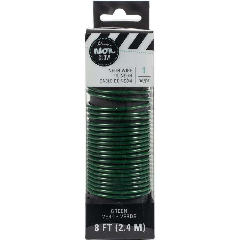 Heidi Swapp Neon Glow Wire 8' Green