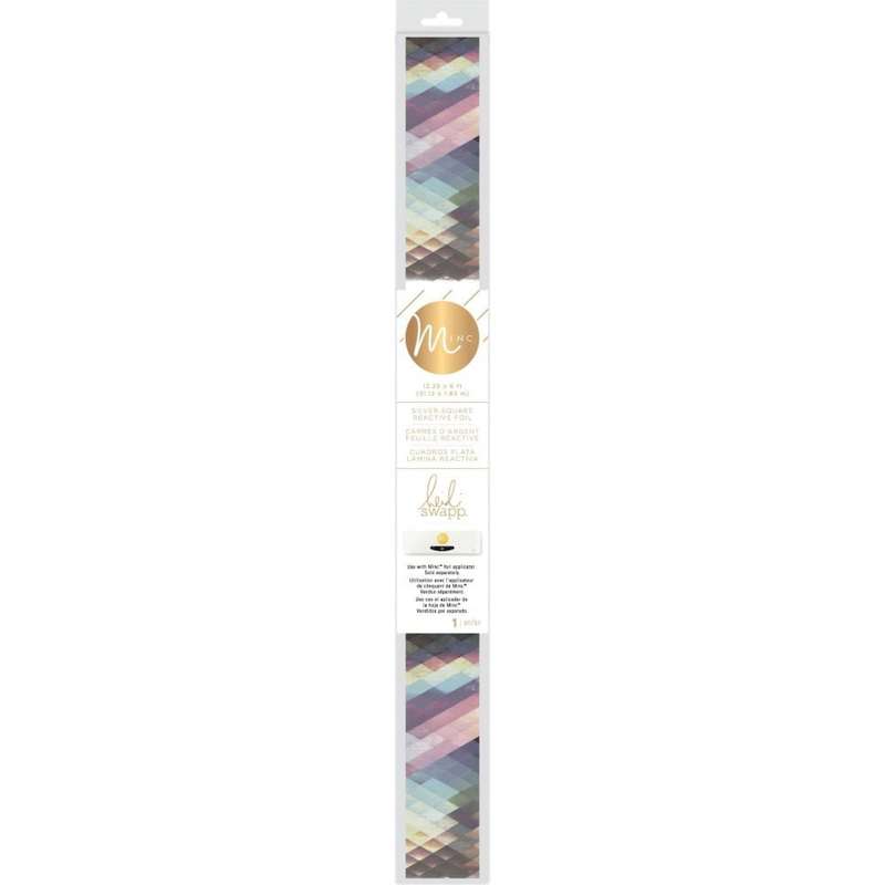 Heidi Swapp Minc Reactive Foil 12.25" Silver Square 6' Roll