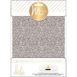 Heidi Swapp Minc Glitter Sheets 6"X8" 4/Pkg Silver
