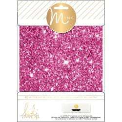 Heidi Swapp Minc Glitter Sheets 6"X8" 4/Pkg Pink