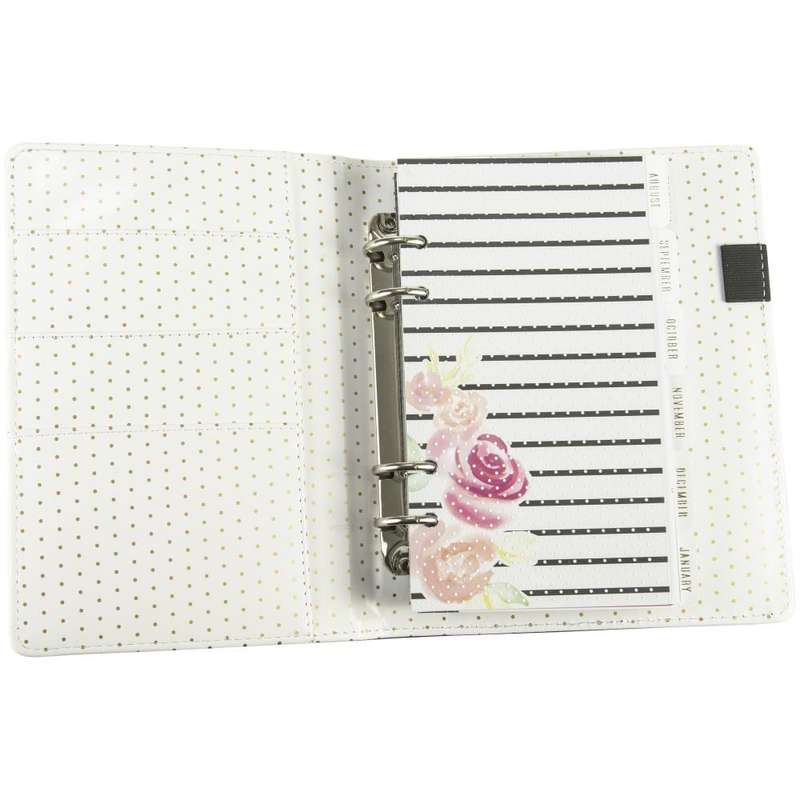Heidi Swapp Weekly Planner Spiral Bound 5.75"X8" Stripe
