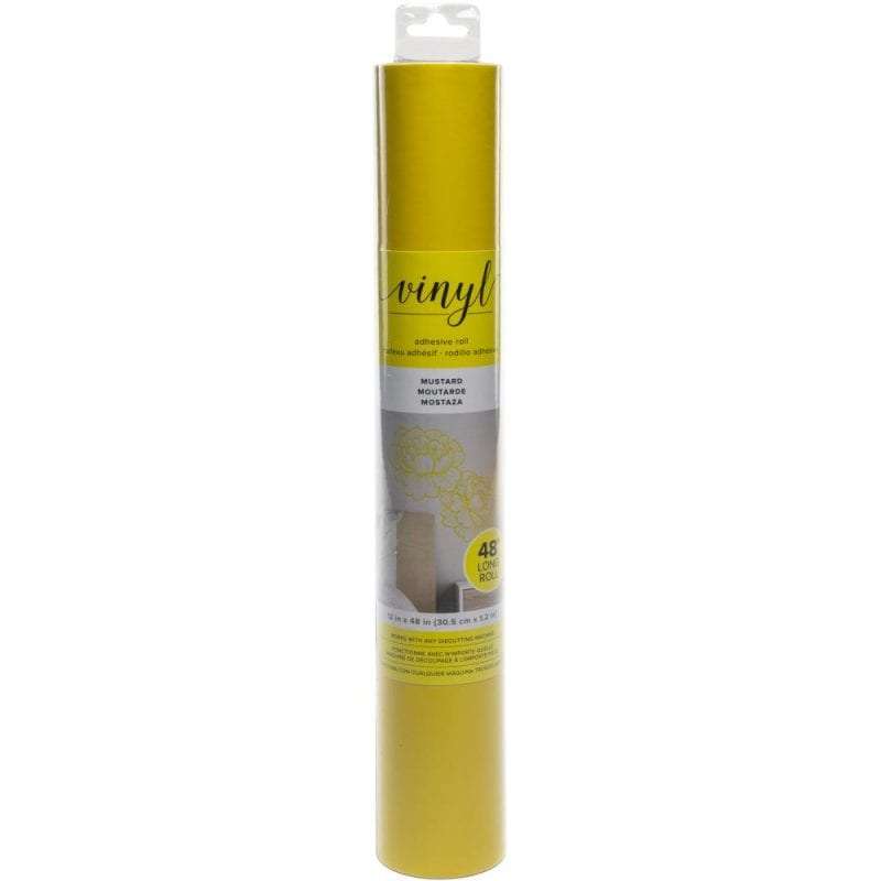 American Crafts Adhesive Vinyl 12"X48" Mustard
