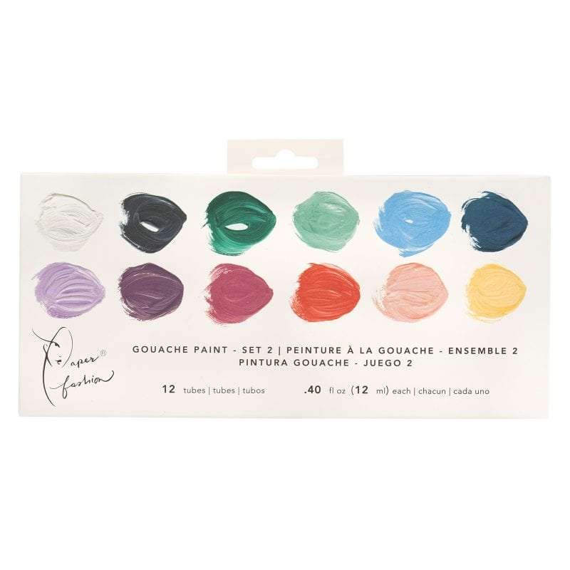 PAINT AC PAPER FASHION GOUACHE SET 2 (12 PIECE)