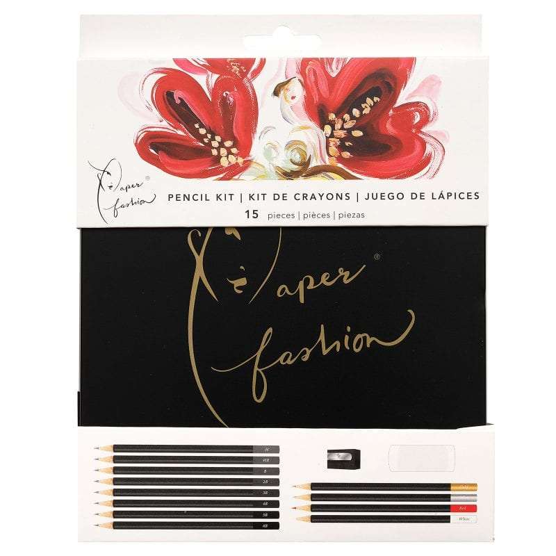 PENCIL AC PAPER FASHION PENCIL KIT (15 PIECE)