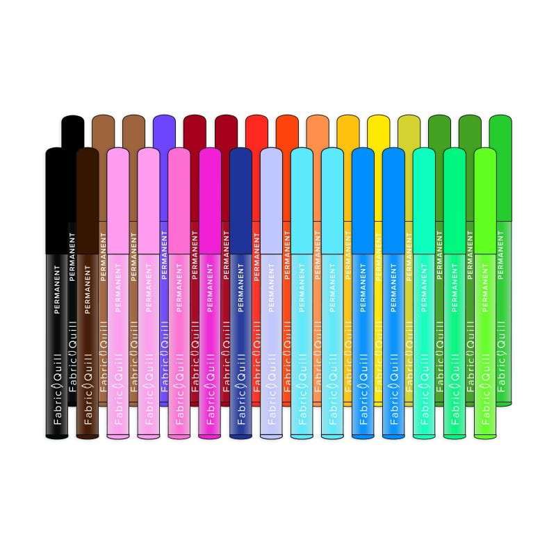 QUILL FABRIC QUILL FABRIC PENS (12 PIECE)