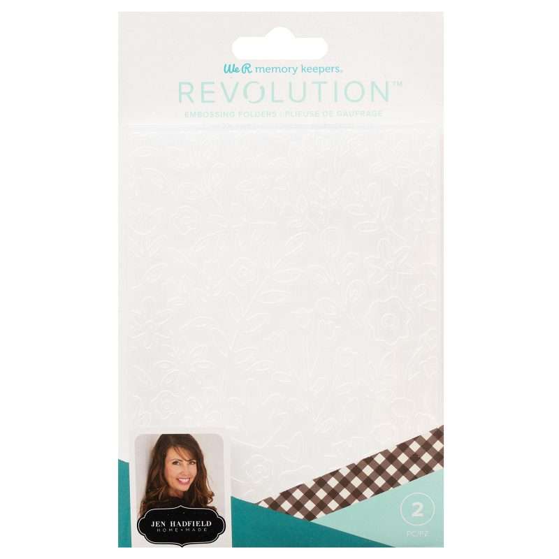 EMBOSSING FOLDER WR JH REVOLUTION JEN HADFIELD 2 PIECE